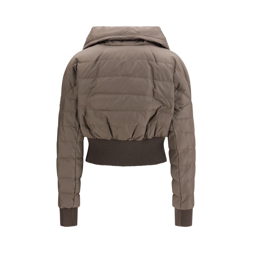 Moncler x Rick Owens Brown Polyester Coat Moncler x Rick Owens
