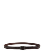 Dolce & Gabbana Men Brown Classic Leather Metal Buckle Belt Dolce & Gabbana
