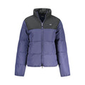 Norway 1963 women’s blue polyester jacket with a tailored fit and front zipper, stylish outerwear for casual or formal wear.