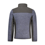 Norway 1963 men's blue polyester jacket showing front view with collar and zipper detail.