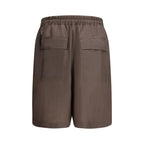 Moncler x Rick Owens Brown Polyester Bermuda Shorts - Eljoys Fashion 