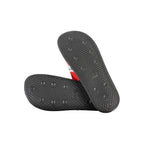 Norway 1963 black plastic men's slippers with open-toe design and slip-on style, casual footwear for men.