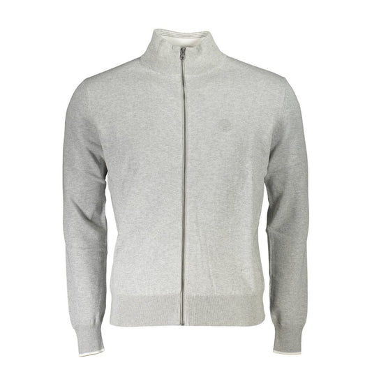 North Sails Grigio Organic Cotton Men Cardigan North Sails