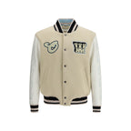 Off-White Beige Wool Oves Aries Bomber Off-White
