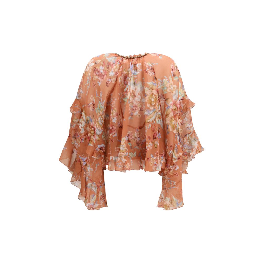 Zimmermann Multicolor Cotton Blouse Zimmermann