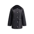 Ganni Gray Nylon Coat Ganni