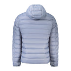 Gray polyamide men's jacket by Norway 1963, featuring a sleek design and durable fabric, shown on a hanger.