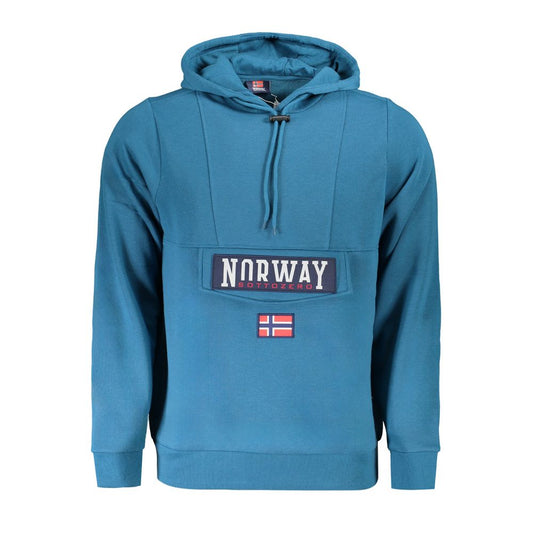 Norway 1963 Blu Cotton Men Sweatshirt Norway 1963