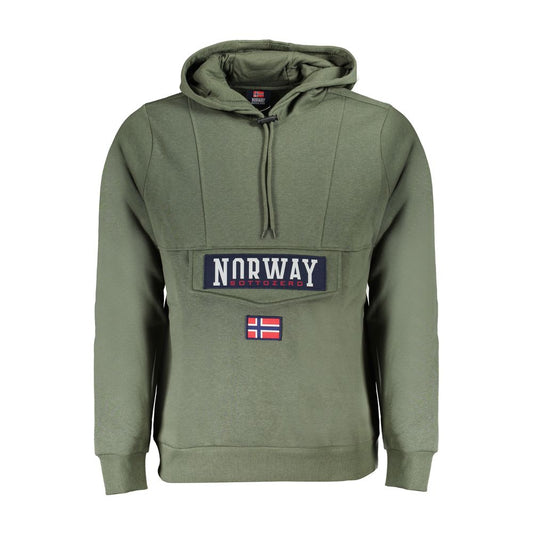 Norway 1963 Verde Cotton Men Sweatshirt Norway 1963