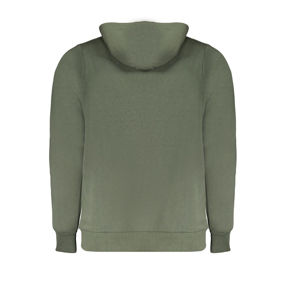 Norway 1963 Verde cotton men's sweatshirt with a relaxed fit and crew neck, featuring subtle branding and comfortable fabric.