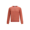 Brunello Cucinelli Orange Cotton Sweatshirt Brunello Cucinelli