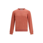 Brunello Cucinelli Orange Cotton Sweatshirt Brunello Cucinelli