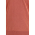 Brunello Cucinelli Orange Cotton Sweatshirt Brunello Cucinelli