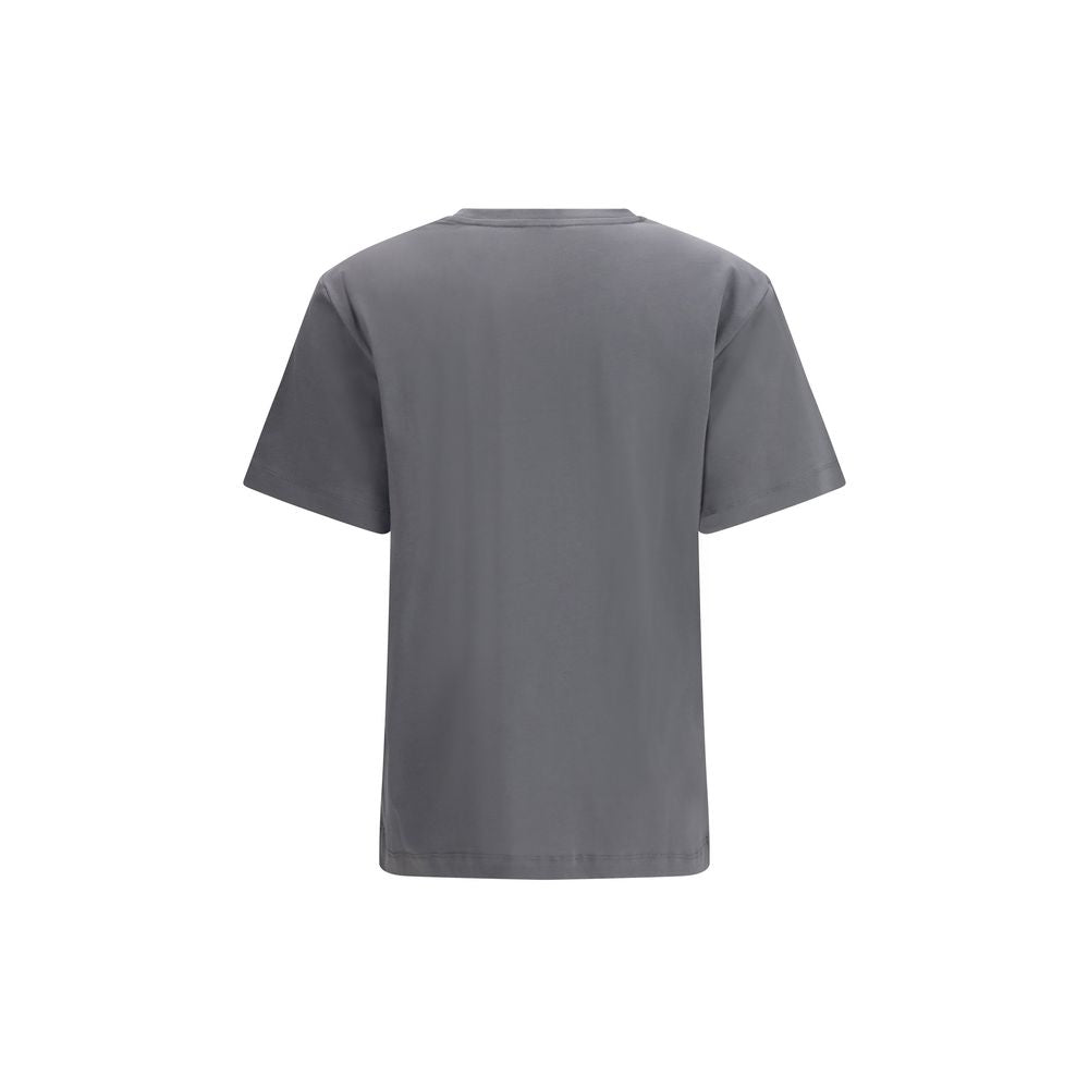 PINKO Gray Cotton T-Shirt PINKO