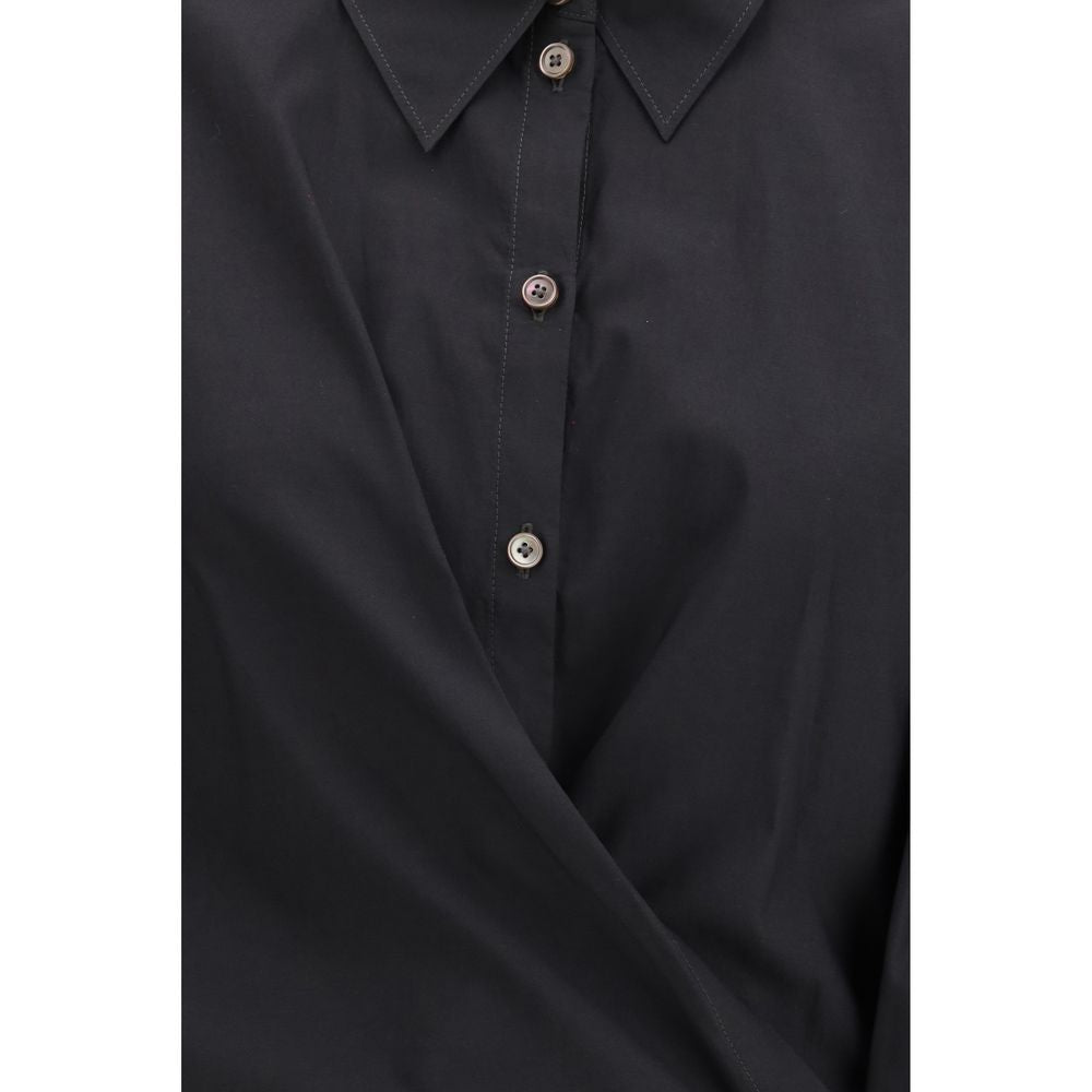 Lemaire Black Cotton Dress Shirt Lemaire
