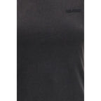 The Attico Black Cotton Sleeveles T-Shirt