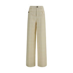 Gucci Beige Cotton Dress Pants