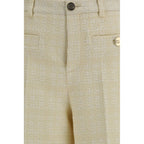 Gucci Beige Cotton Dress Pants