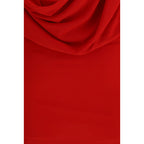 Jacquemus Red Viscose Cocktail Dress