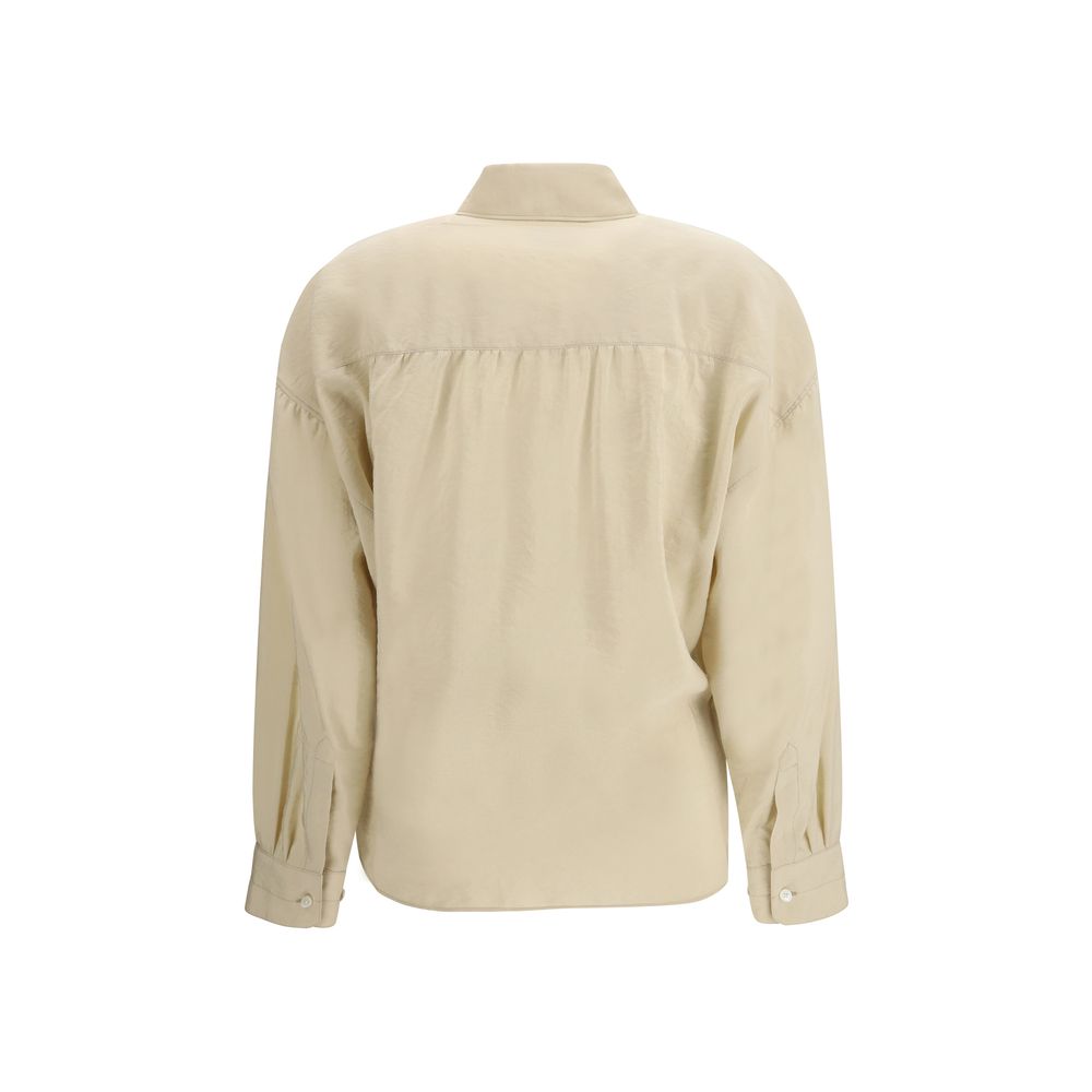 Lemaire Beige Silk Dress Shirt Lemaire