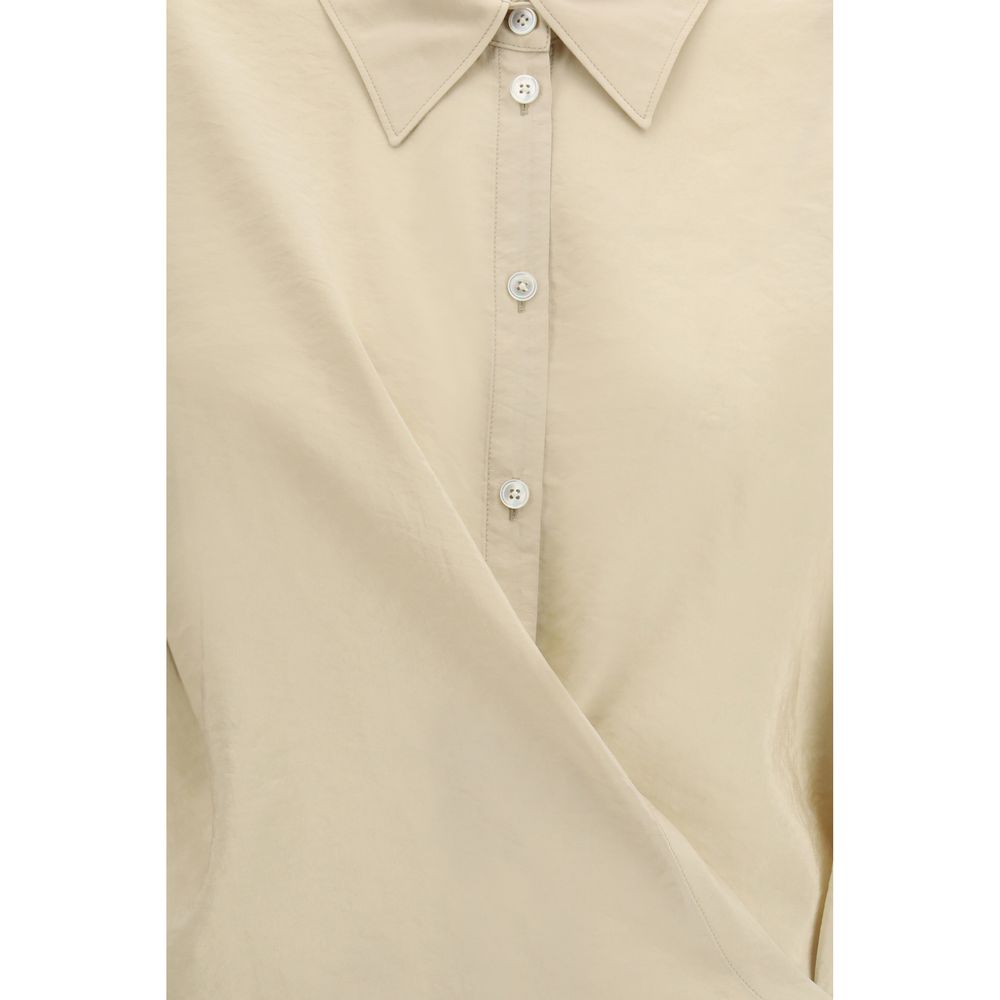 Lemaire Beige Silk Dress Shirt Lemaire