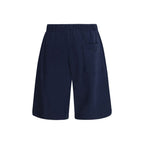 Kenzo Blue Cotton Bermuda Shorts