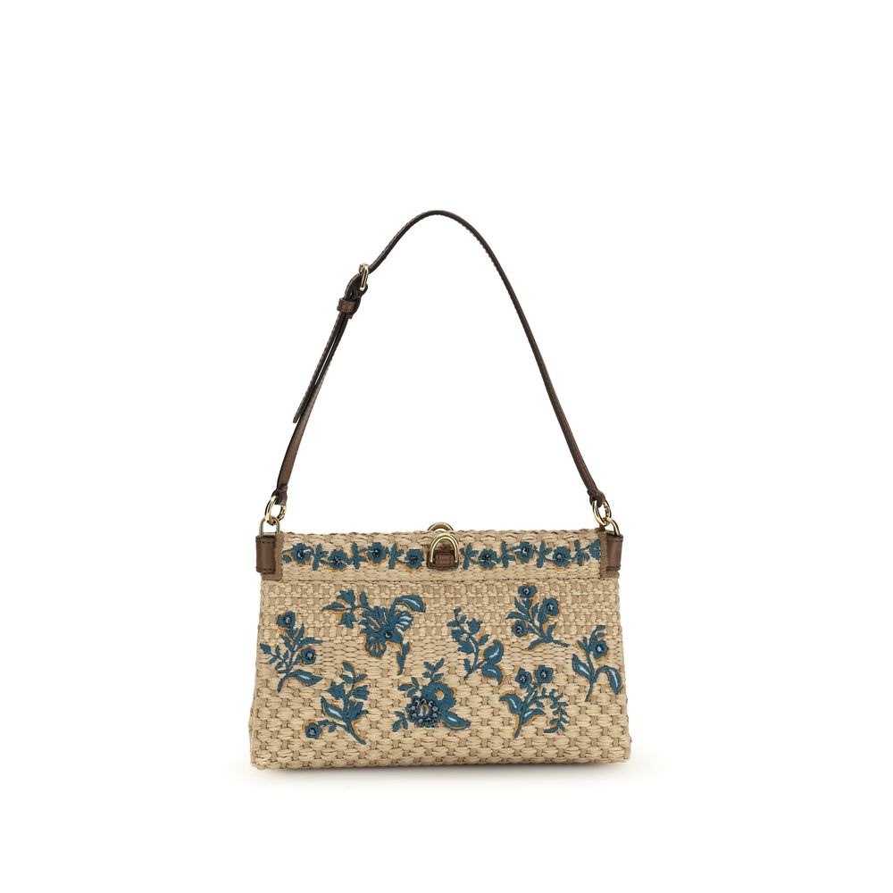 Etro Beige Viscose Shoulder Bag Etro