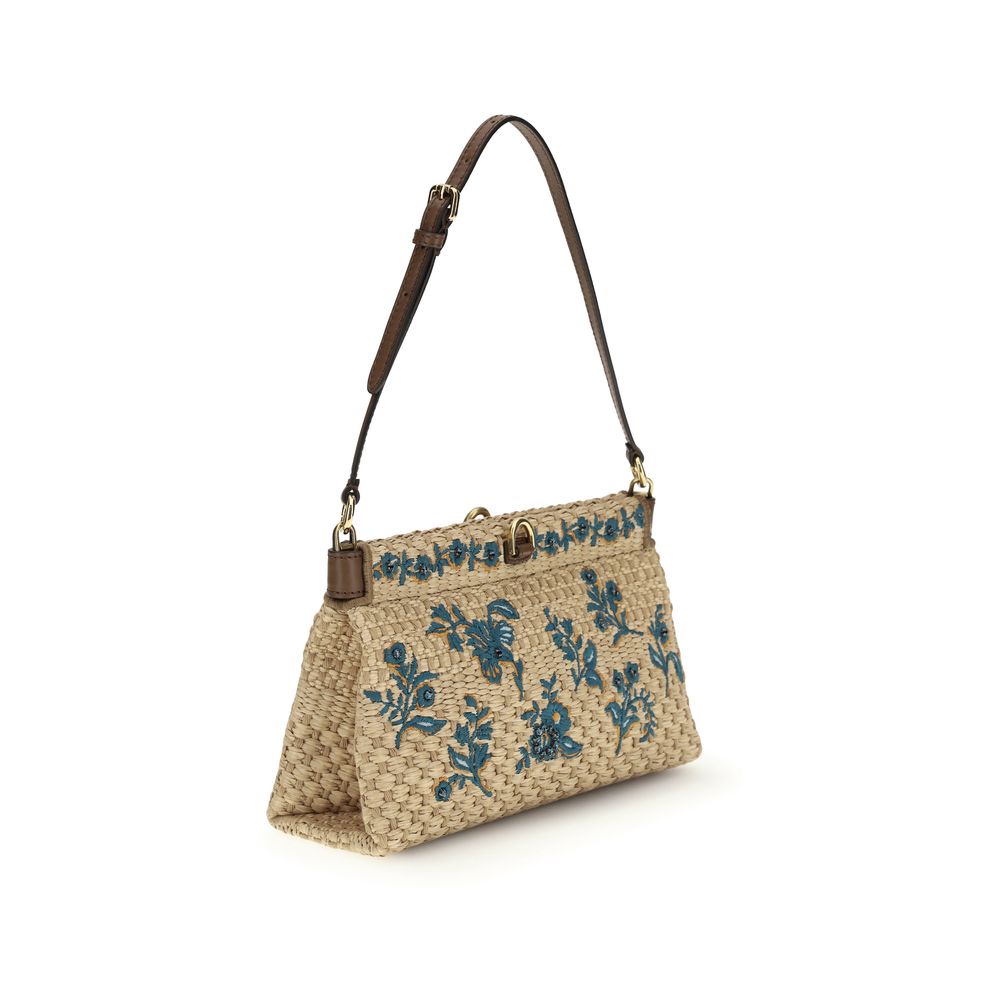 Etro Beige Viscose Shoulder Bag Etro