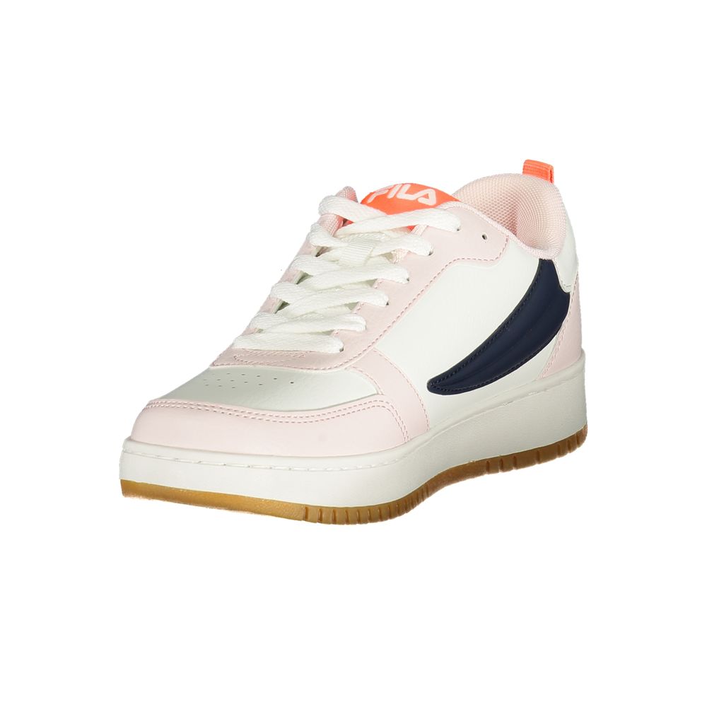 Fila Rosa polyester women's sneaker with white sole and pink accents, stylish athletic footwear for women.