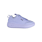 Fila Azzurro polyester women's sneaker with blue and white design, lightweight athletic shoe with cushioned sole