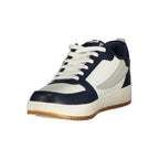 Fila blue polyurethane men's sneaker with sporty design and white accents, featuring cushioned sole and lace-up closure.