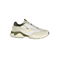 Fila Bianco men's polyester sneaker with white design, featuring sporty style and breathable material, perfect for casual wear.