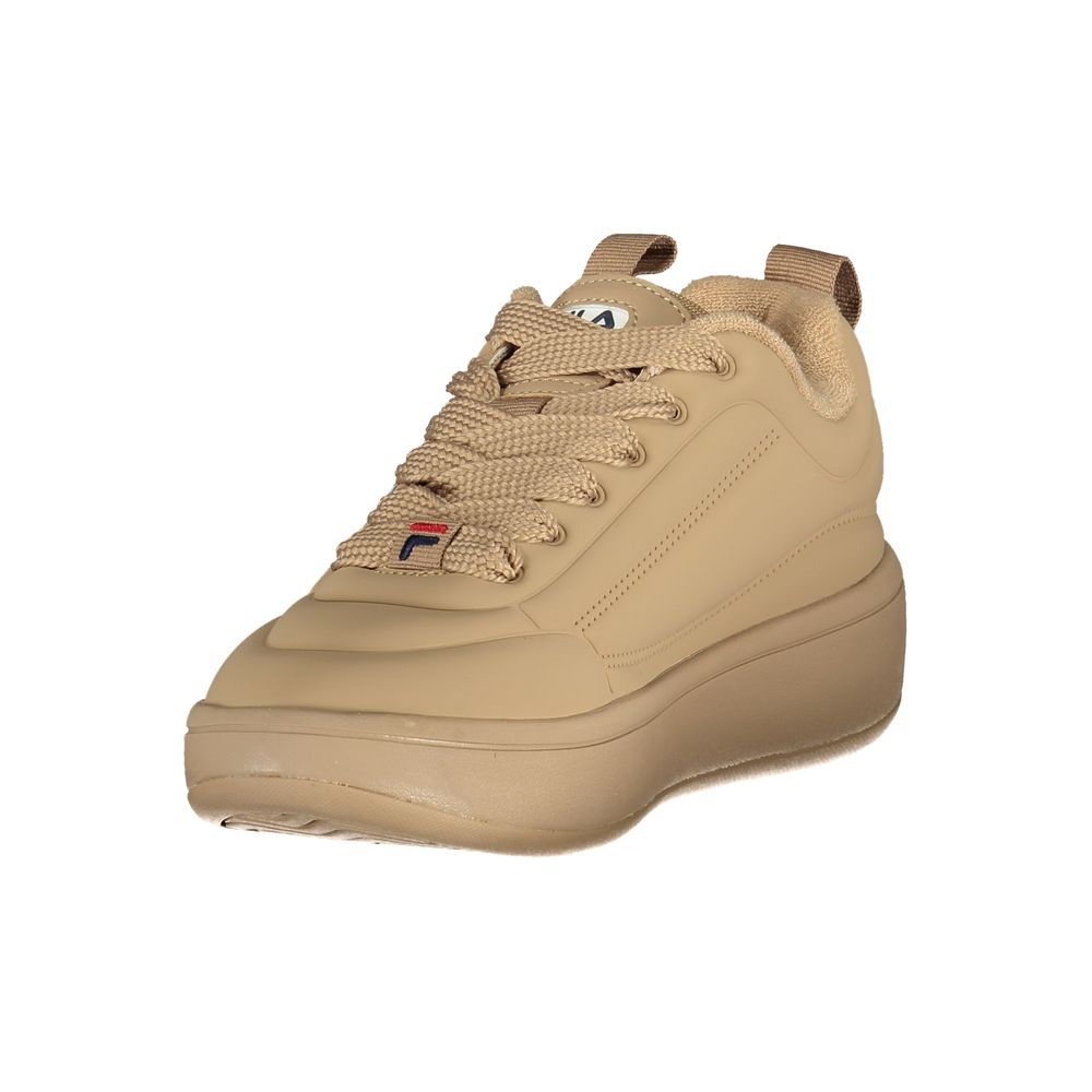 Fila women’s brown polyurethane sneaker with stylish design, cushioned sole, and sporty look for casual wear.