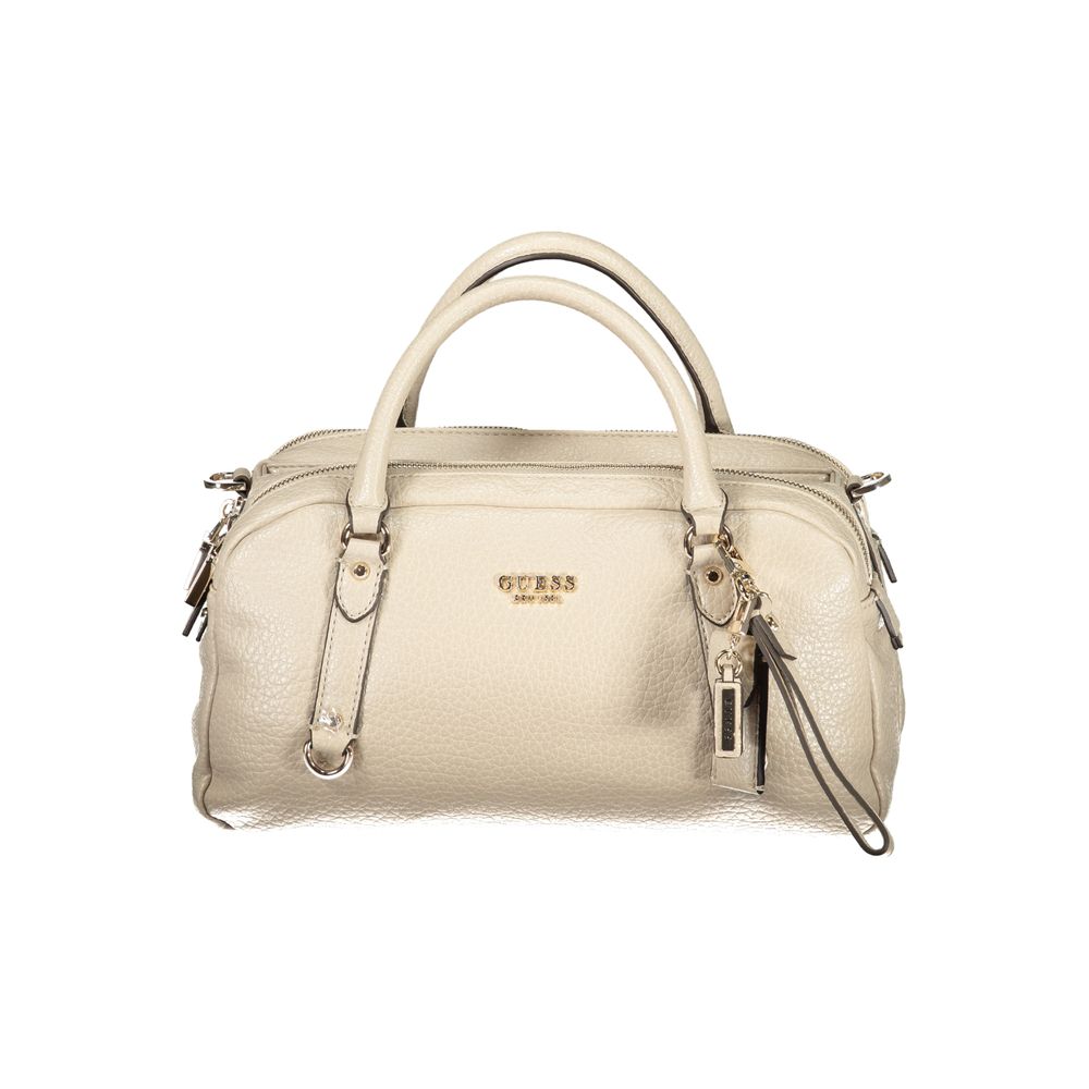 Guess Jeans Beige Polyurethane Women's Handbag Guess Jeans