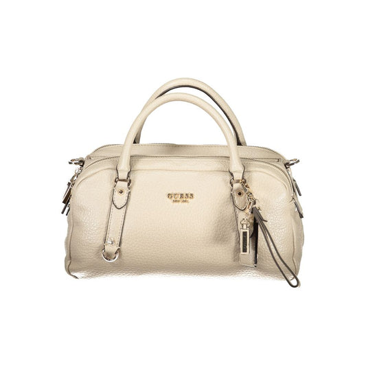 Guess Jeans Beige Polyurethane Women's Handbag Guess Jeans