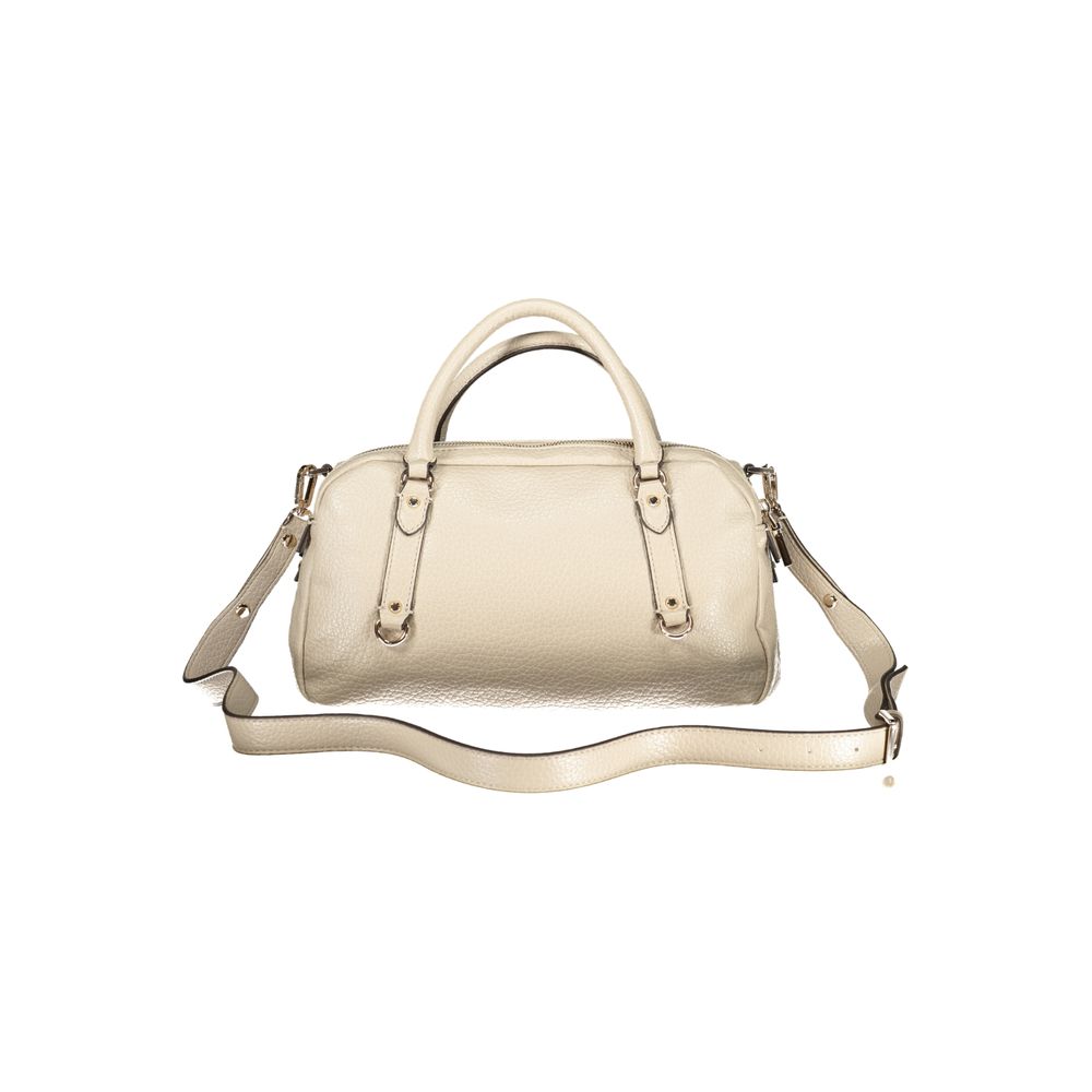 Guess Jeans Beige Polyurethane Women's Handbag Guess Jeans