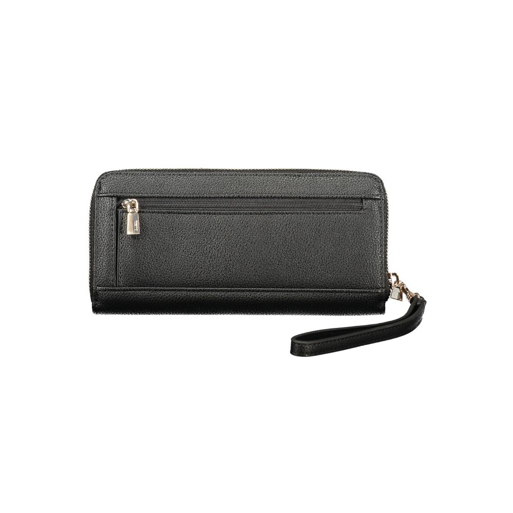 Guess Jeans Black Polyurethane Women Wallet Guess Jeans