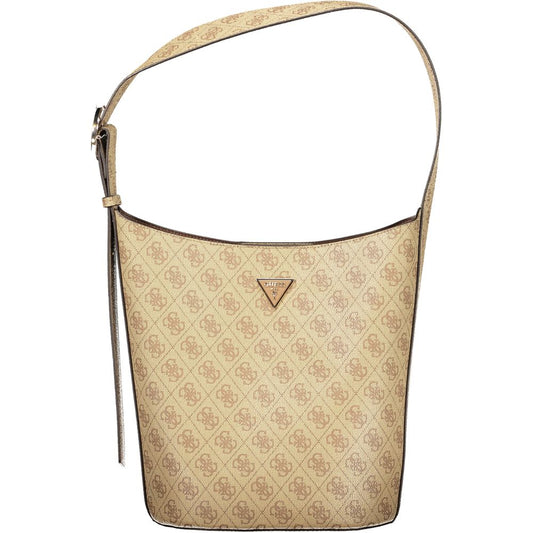 Guess Jeans Beige Polyurethane Women Handbag Guess Jeans