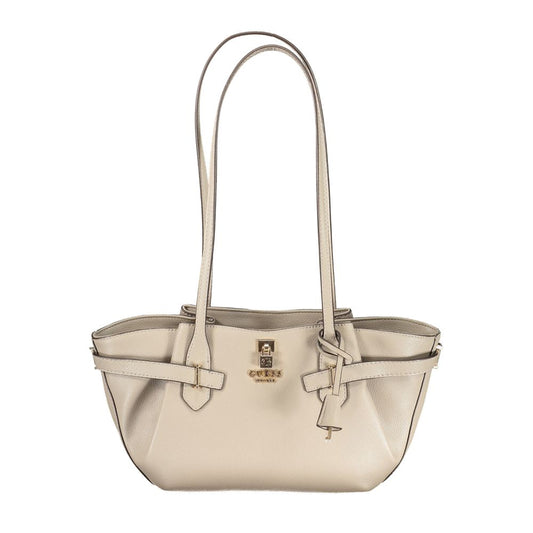 Guess Jeans Beige Polyurethane Women Handbag Guess Jeans