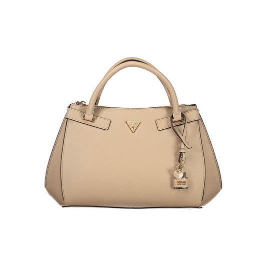 Guess Jeans Rosa Poliuretano Women Handbag Guess Jeans
