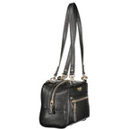 Guess Jeans Nero polyurethane women’s handbag with sleek design and structured shape, ideal for stylish everyday use.