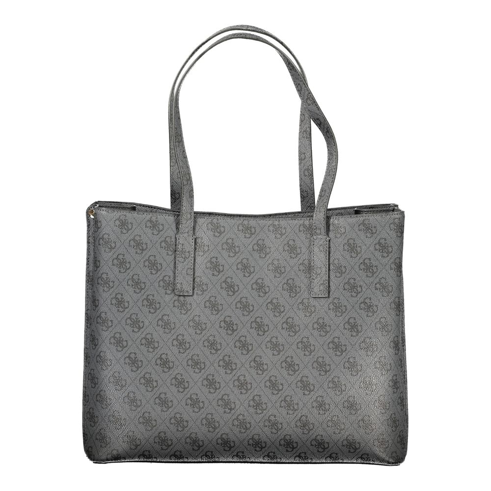 Guess Jeans Nero Poliuretano women's handbag with sleek design and top handle, featuring a modern black PU material.