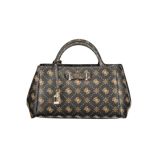 Guess Jeans Marrone Poliuretano Women Handbag Guess Jeans