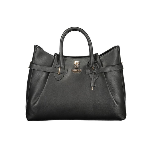 Guess Jeans Black Polyurethane Women Handbag Guess Jeans