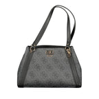 Guess Jeans Nero Poliuretano Women Handbag - Eljoys Fashion 