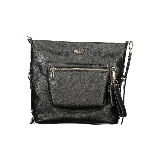 Guess Jeans Black Polyurethane Women's Handbag Guess Jeans