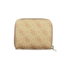 Guess Jeans Beige Polyurethane Women Wallet Guess Jeans