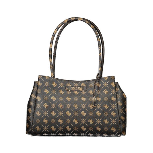 Guess Jeans Marrone Poliuretano Women Handbag Guess Jeans