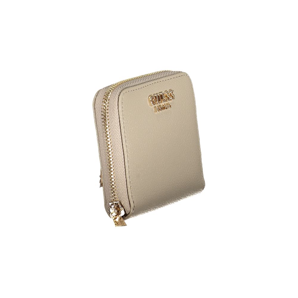 Guess Jeans Beige Polyurethane Women Wallet Guess Jeans