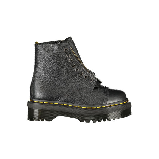 Dr. Martens Black Leather Unisex Ankle Boot Dr. Martens